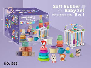 Boys and Girls Early Education Soft Glue <strong>Toy</strong> Set Stackable and Collapsible Fun <strong>Toys</strong> to Develop Hands-on Skills Multi-piece Set - Product Image 4