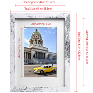 4x6 5x7 6x8 8x10 11x14 A4 bằng gỗ tự nhiên Bán buôn máy tính để bàn Khung ảnh khung hình cho tường trang trí nội thất - Product Image 2