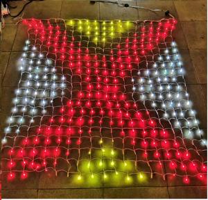 Programmierbare pixel led <span class=keywords><strong>net</strong></span> außen rgb Weihnachten mesh string vorhang lichter dekoration 2x2M