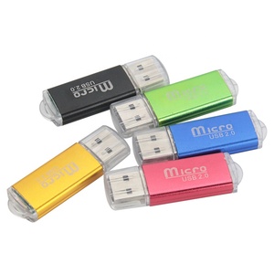 迷你便携式微型USB 2.0 TF微型SD存储卡读卡器适配器适用于安卓手机MP3 MP4电脑平板电脑 - Product Image 1