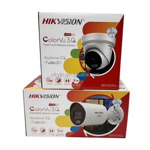 Stock Hikvision New Models 4MP 8MP 4k Colorvu 3.0 Acusense 3.0 Motion Detection Two Way Audio Outdoor <strong>Cameras</strong> POE