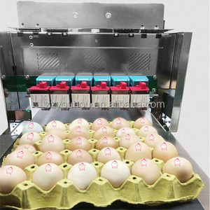 Máquina de impresión de estampado de huevos con LOGOTIPO de fecha colorida máquina de impresora de huevos de gallina con tinta comestible - Product Image 3