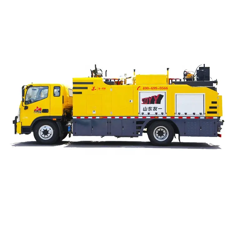 Mobile road repair vehicle Asphalt cold mix Hot mix Recycled asphalt Export One year warranty