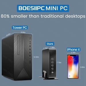 Intel Coe I7 9700 I5 9400 I3 9100 Win10 <strong>Desktop</strong> <strong>Computer</strong> Gamer Pc Linux HTPC UHD630 HD VGA Intel Nettop Barebone Gaming Mini PC - Product Image 5
