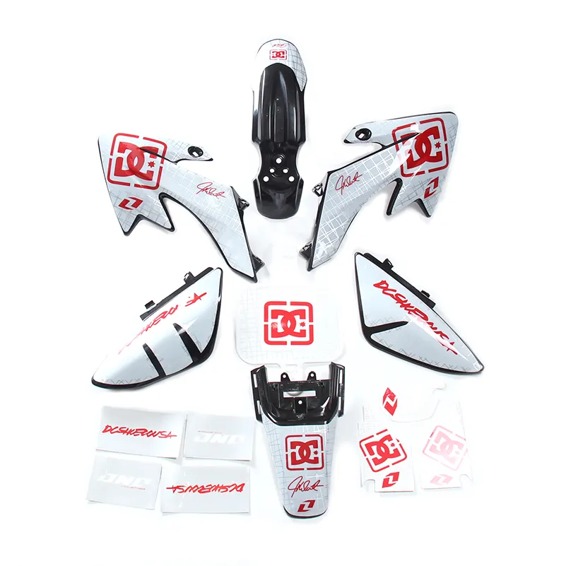 XR50 CRF50 Plastic Kit + 3m Graphics Decals Sticker Kit for 50cc 70cc 90cc 110cc 125cc SDG SSR PRO Dirt Pit Bikes