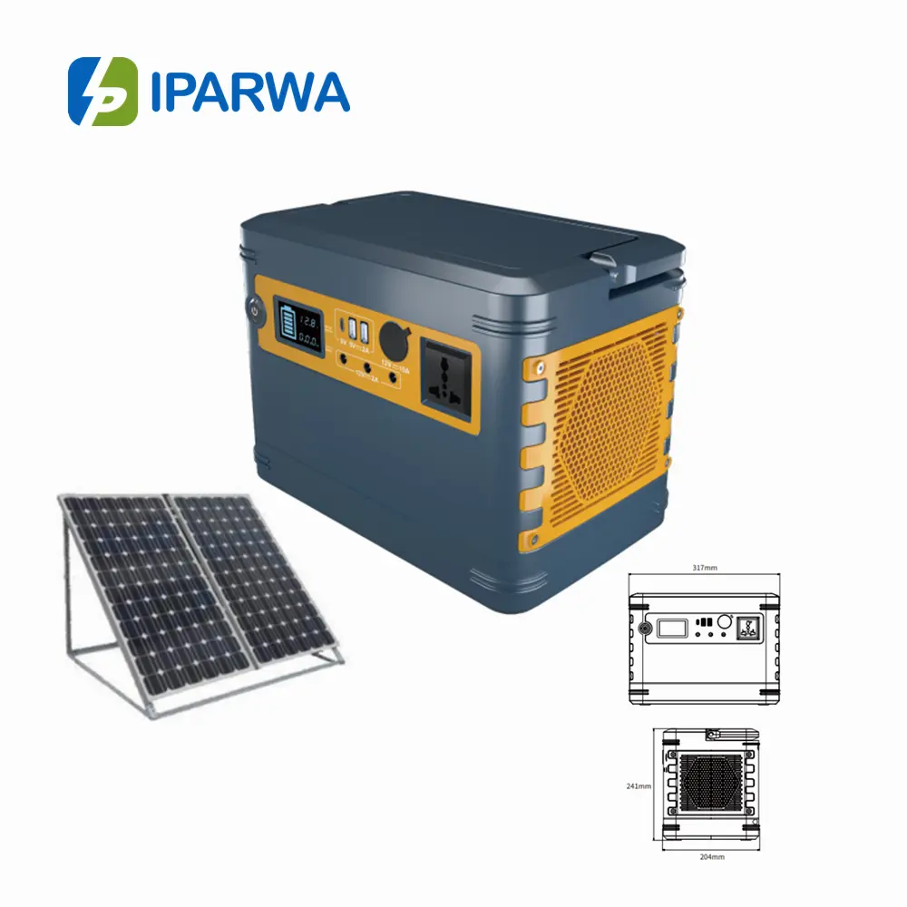 IPARWA-estación de energía portátil, 600w, Usb tipo c, CC, CA, 600w, batería de litio