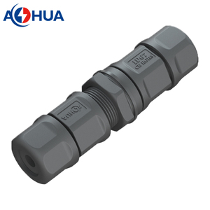 Conexión de red de ordenador recto tipo L montaje en Panel en línea conector RJ45 impermeable para Cable Ethernet Cat5 Cat6