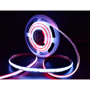 Rüya renk FCOB SPI RGB IC LED ışık şerit yüksek yoğunluklu 720 LEDs esnek WS2811 adresli cob led şerit işık - Product Image 3