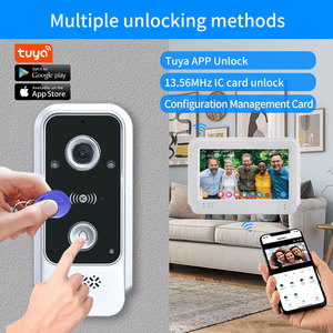 Tuya 7 Inch <strong>Video</strong> <strong>Intercom</strong> <strong>System</strong> Doorphone Touch Screen Monitor With Access Control Doorbell 1080P APP Password NFC Card Swipe - Product Image 3