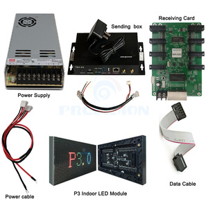 3D Digital Billboard Panel LED-Matrix 64x32 LED-Anzeige modul P3 Indoor Smd RGB Vollfarb-Video-LED-Anzeige modul - Product Image 2