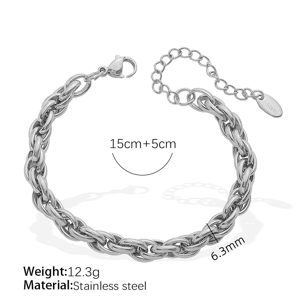 SL132S Silver Bracelet