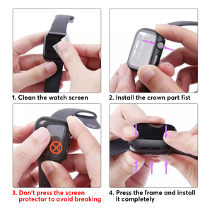 Perakendeci kutusu ambalaj ekran koruyucu için Apple saat ekran koruyucu için apple Watch koruyucu 7 41mm 45mm - Product Image 3