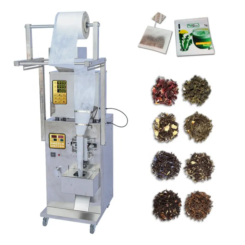 Máquina de embalagem automática de granel, máquina para fazer chá de tempero de sementes