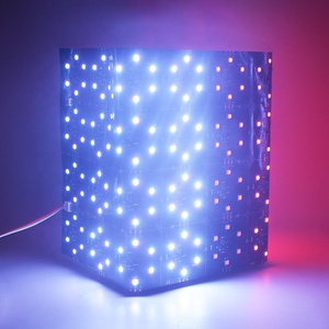 Цифровой светодиодный лист с RGB подсветкой Адресуемая Гибкая программируемая мягкая Светодиодная панель для ландшафтного применения - Product Image 1
