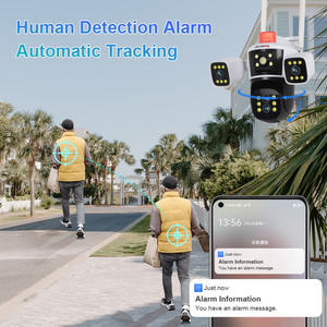 LS VISION 2024 4 lentes 360 PTZ inalámbrico WiFi Detector de movimiento Cámara 6MP con Audio hogar seguridad interior Función de visión nocturna - Product Image 5