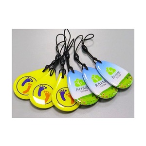 Rfid nfc sosyal medya nfc sosyal anahtarlık programlanabilir akıllı kart ile metal halka iso14443a nfc epoksi etiketi - Product Image 2