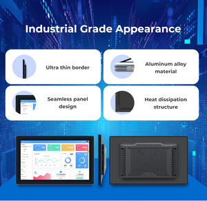 Carcasa de Metal duradera de 15,6 pulgadas, Mini PC integrada Industrial, tableta resistente a prueba de agua, computadora de pantalla táctil multilingüe - Product Image 4