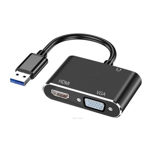 2合1 USB 3.0到HDMI和VGA视频AV和3.5毫米音频转换器适配器，用于PC监控高清电视投影仪等 - Product Image 3