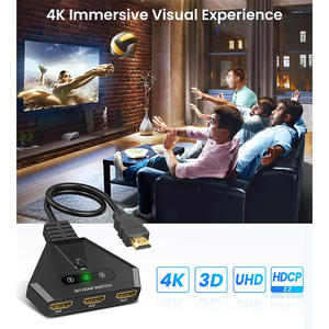 ケーブル付き高品質3x1HDM1スイッチ4K30HzフルHDHDR 103入力1出力HDM1スイッチャー3x1for Computer PCS HDTVPS5 - Product Image 6