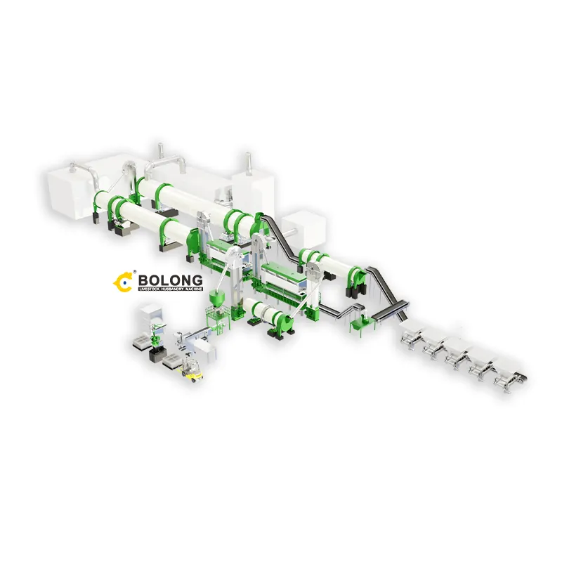 Agricultura fertilizante orgánico planta de procesamiento línea de producción de fertilizantes orgánicos