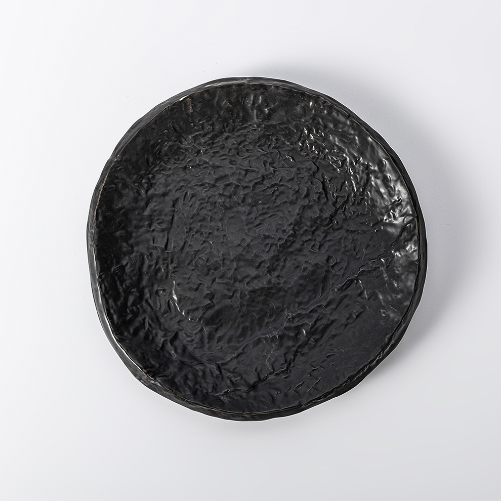 Assiette plate 6,75" (noire)