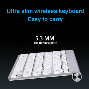 DATA FROG 2,4G inalámbrico USB teclado portátil ratón Compatible Mac Notebook TV Box PC teclado ruso para IOS Android Win 10 7 - Product Image 5