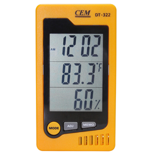 CEM 2017 Nuevo termómetro meteorológico higrómetro Sensor de temperatura y humedad portátil con pantalla de función multientorno - Product Image 1