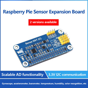 Roarkit <strong>Raspberry</strong> <strong>Pi</strong> 4B/3B/Zero Sense HAT (B) Multi Powerful <strong>Sensors</strong> Supports External <strong>Sensors</strong> 3.3V I2C for <strong>Raspberry</strong> <strong>Pi</strong> 4 Model