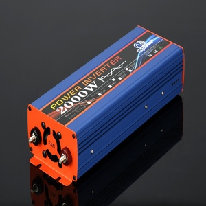Inversor de corriente portátil 2000W CC a CA Convertidor de voltaje múltiple Voltaje de entrada 12V o 24V y salida 110V o 220V - Product Image 4