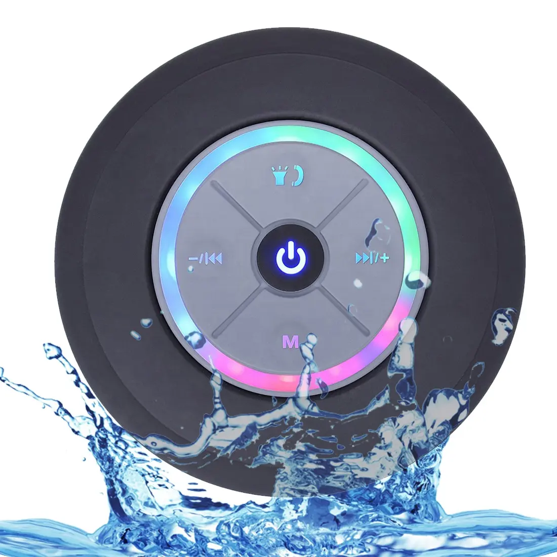 China manufacturer Q9 Portable Outdoor LED Subwoofer Shower Music Sound Box Wireless Waterproof BT mobile Speaker With TF/FM/AUX