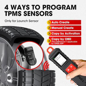 כלי שירות tpms כף יד I-TPMS יכול עם סורק X-431 ואפליקציה I-TPMS תומכת בכל חיישני 315/433mhz