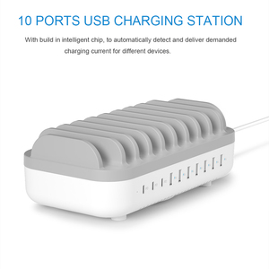 EcoCharge Pro 10-Port High-Speed Charging Hub with PD 20W and 120W Fast Charge Space-Saving <strong>Design</strong> for Multiple <strong>Devices</strong> - Product Image 6