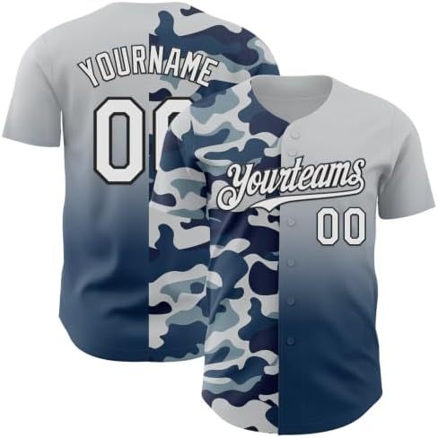Camo-white and Blue