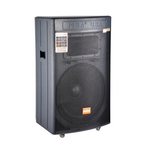 Altavoz de madera de gran potencia MBA, altavoz de karaoke activo subwoofer de 18 pulgadas a la moda, columna profesional, caja de audio, matriz lineal, escenario SPE