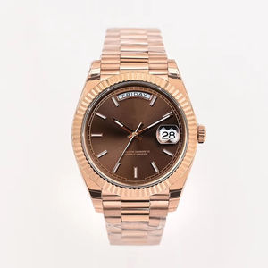 Ultra hochwertige Uhr 40mm Roségold Fabrik EW ETA 3255 Uhrwerk 228235 Luxus Grün 22mm Mondphase - Product Image 4