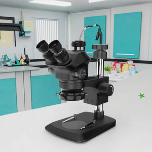 Microscopio Digital 4K de tres oculares con cámara HD, aumento de 1600X, fuente de luz LED para análisis electrónico óptico de piedras preciosas - Product Image 3