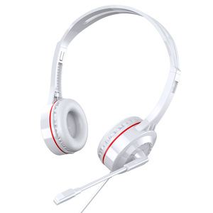 Computer Call Center <strong>Headset</strong> 3.5 mm Jack Home Office <strong>Headset</strong> RJ Plug in Line Voice Control Telephone on Ear <strong>PC</strong> <strong>Headset</strong> - Product Image 1