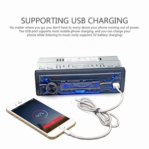汽车收音机立体声播放器数字汽车MP3播放器60Wx4调频收音机立体声音频音乐USB/标清，带仪表板辅助输入 - Product Image 6