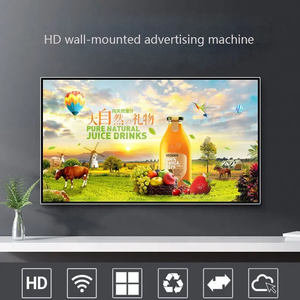 Alto brillo 32 pulgadas Full HD Pantalla LCD ultrafina Colgante de pared Máquina de publicidad Red Android Señalización digital - Product Image 5