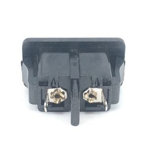 メーカーC8パネルマウントプラグアダプターAC250V2.5A2ピンソケットIECコネクター電源インレットソケット - Product Image 4