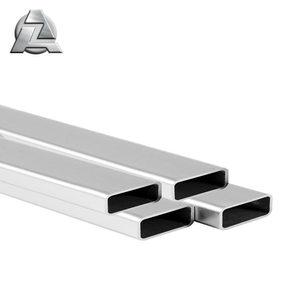 6000 serisi standart boyutları grafik ekstrüde 1x2 2x4 4x6 in kalın duvar alüminyum alaşımlı dikdörtgen boru tüpü - Product Image 5