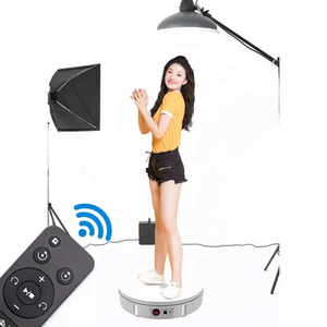 22cm電動写真回転スタンドリモコン付き360度マルチアングル回転ディスプレイ - Product Image 1