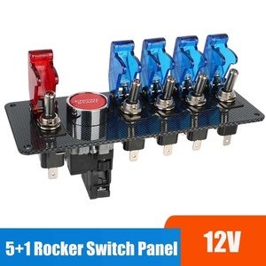 12V Rennwagen Schalttafel Starter Licht Kipp zündung Motor Start Stopp Druckknopf Set Kit - Product Image 4