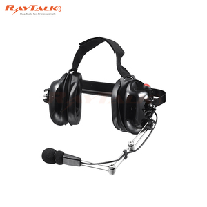 Hai-cách đài phát thanh Heavy Duty Tai nghe cho Racing <span class=keywords><strong>intercom</strong></span> tiếng ồn hủy bỏ với điều khiển âm lượng điện thoại Phụ kiện - Product Image 3