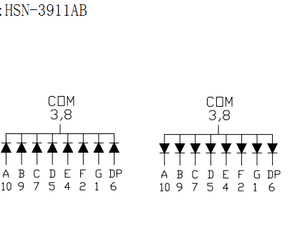 China Manufacturer 1 <strong>digit</strong> 0.39 inches <strong>LED</strong> Numeric <strong>Display</strong> high Red emitting <strong>7</strong> <strong>segment</strong> with Rohs compliant Common Anode - Product Image 3