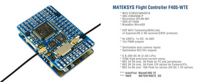 Матек MATEKSYS F405-WTE F405 STM32F405RET6 система управления полетом Встроенный OSD SD слот DPS310 для дрона с дистанционным управлением F405-CTR обновленная версия - Product Image 3