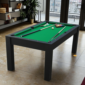 Cổ Điển Trắng 7ft 2-Trong-1 Nhà Gấp Hồ Bơi Billiard Snooker Bảng Xách Tay Với Bóng Trở Lại Cho Bán - Product Image 1