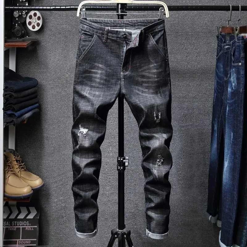 Wholesale Casual Mens Jeans Stylish Taper Denim Pants
