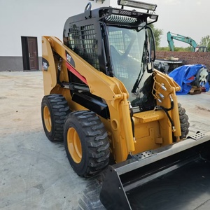 Orijinal durum Caterpillar 246C Skid nokta dönüşlü yükleyici <span class=keywords><strong>66</strong></span> <span class=keywords><strong>HP</strong></span> motor 980 kg yük satılık yükleyici