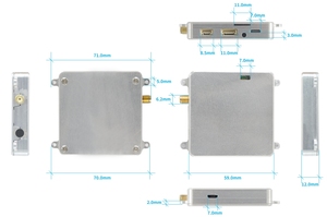 Septentrio Ap55 Multi-Band Multi-Constellatie Satellietontvanger <span class=keywords><strong>Gps</strong></span>-Modules Die Alle Huidige Satellieten Ondersteunen - Product Image 4